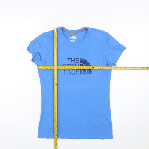The North Face Women's Blue XS Basic Crew Neck Short Sleeve T-Shirt