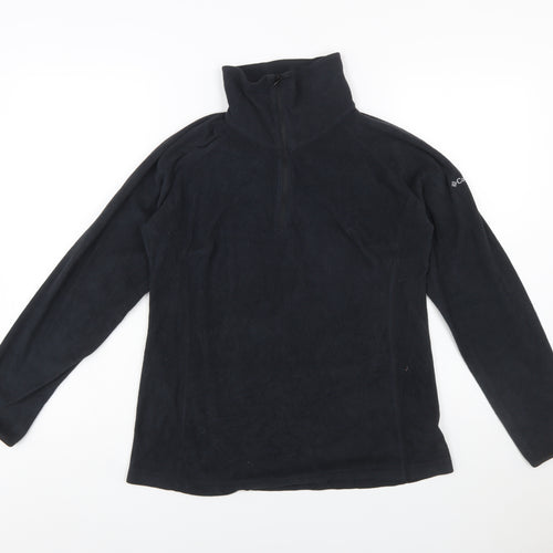 Columbia Women’s Black Fleece 1/2 Zip Pullover Sweatshirt Size L