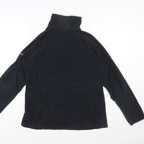 Columbia Women’s Black Fleece 1/2 Zip Pullover Sweatshirt Size L