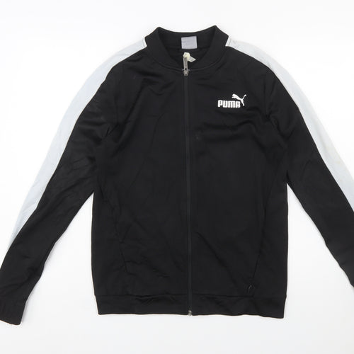 Puma Men's Black Full Zip Sports Sweatshirt Jacket Size S