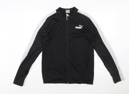 Puma Men's Black Full Zip Sports Sweatshirt Jacket Size S