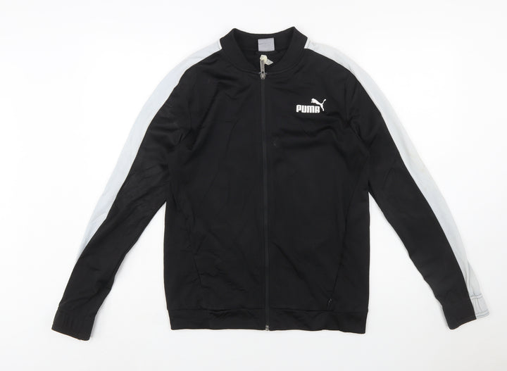 Puma Men's Black Full Zip Sports Sweatshirt Jacket Size S