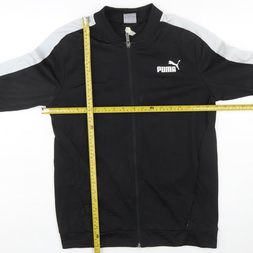 Puma Men's Black Full Zip Sports Sweatshirt Jacket Size S