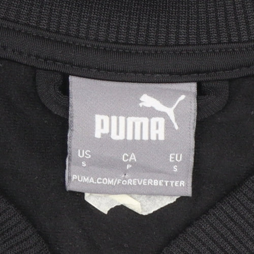 Puma Men's Black Full Zip Sports Sweatshirt Jacket Size S