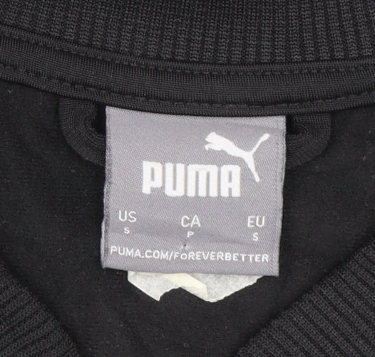 Puma Men's Black Full Zip Sports Sweatshirt Jacket Size S