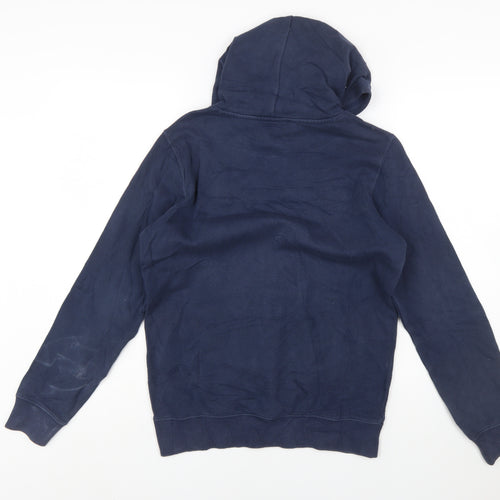 Champion Boys Navy Blue Pullover Hoodie 13-14 Years Logo Graphic XL