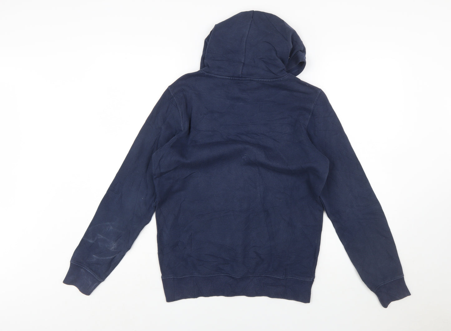 Champion Boys Navy Blue Pullover Hoodie 13-14 Years Logo Graphic XL