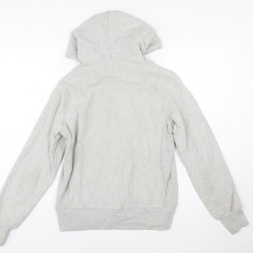 Champion Women's Grey Small Reverse Weave Pullover Hoodie