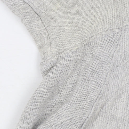 Champion Women's Grey Small Reverse Weave Pullover Hoodie