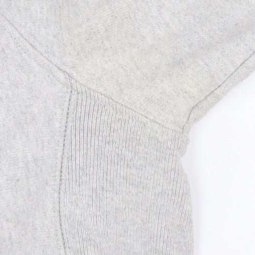 Champion Women's Grey Small Reverse Weave Pullover Hoodie