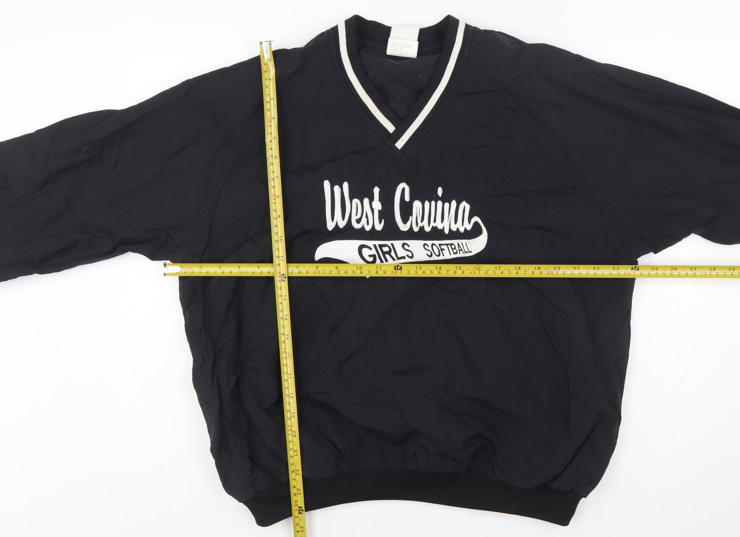 Rawlings Women's Black V-Neck Pullover Sweatshirt M West Covina Softball