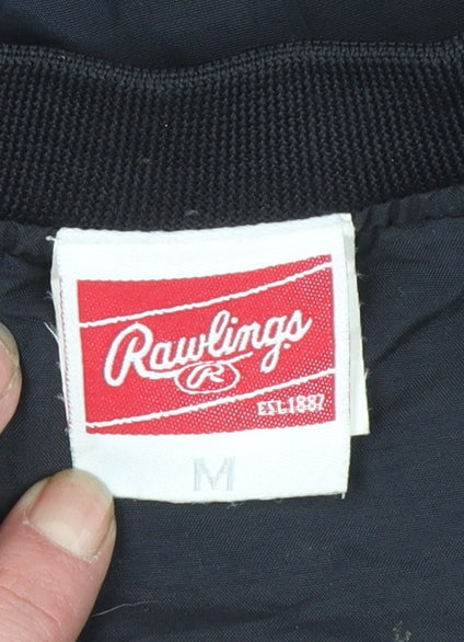 Rawlings Women's Black V-Neck Pullover Sweatshirt M West Covina Softball