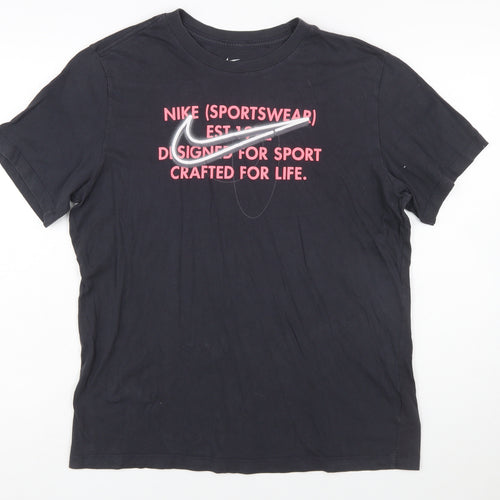 Nike Women's Black Sportswear Graphic T-Shirt Size S