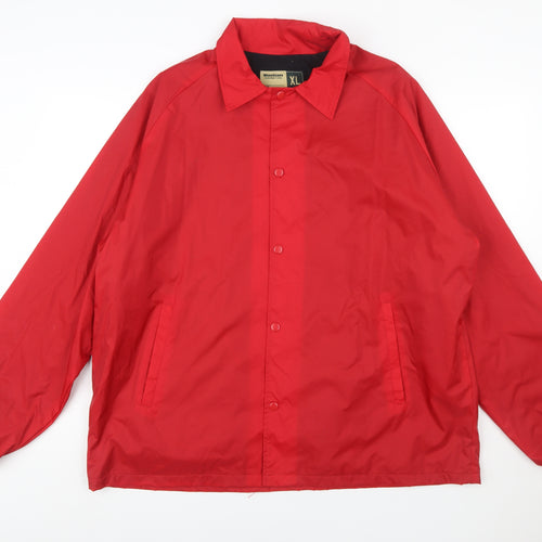 WearGuard Men's Red XL Waterproof Nylon Work Jacket