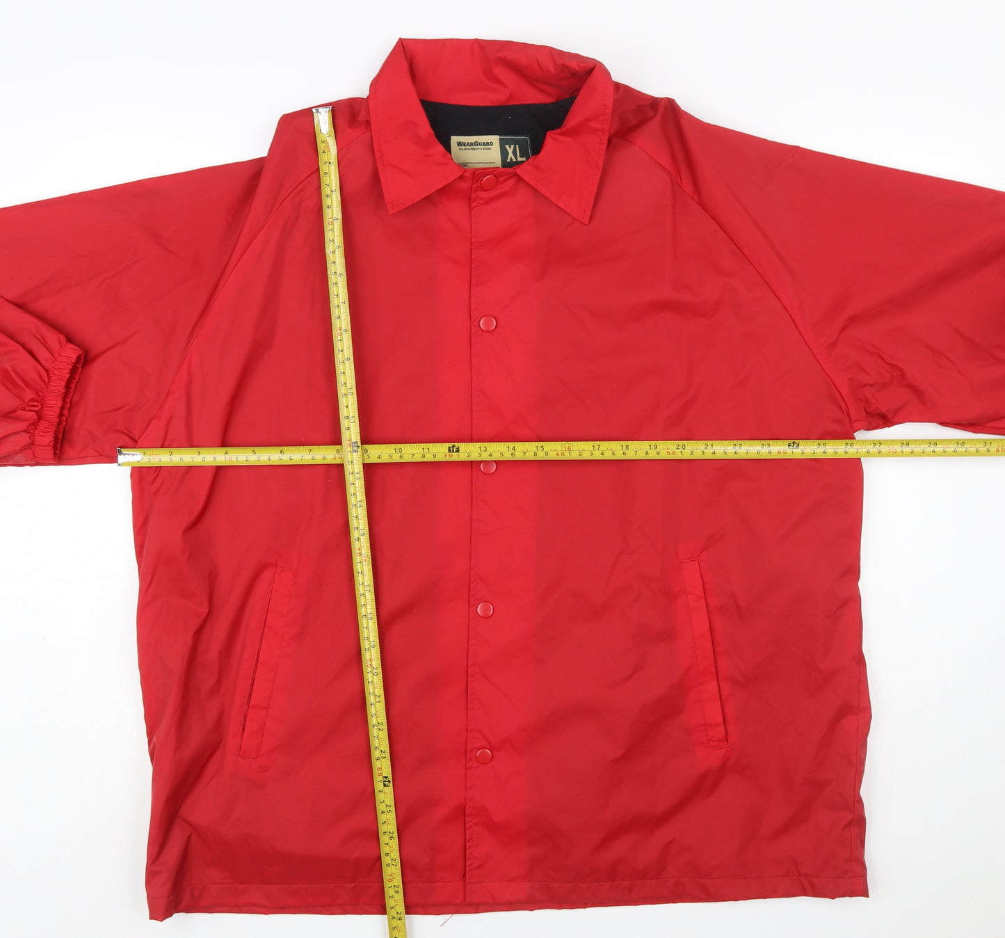 WearGuard Men's Red XL Waterproof Nylon Work Jacket