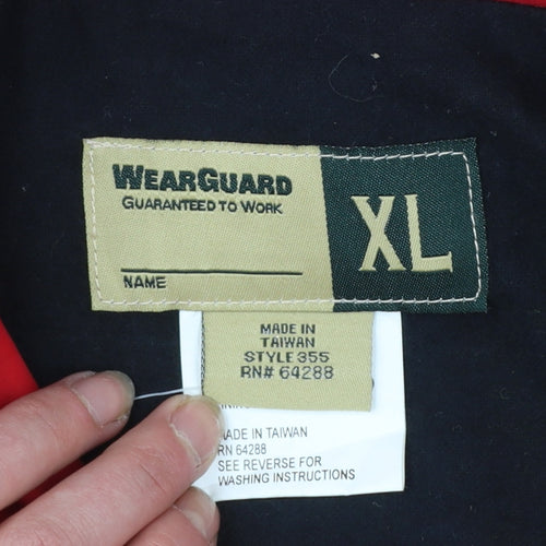 WearGuard Men's Red XL Waterproof Nylon Work Jacket