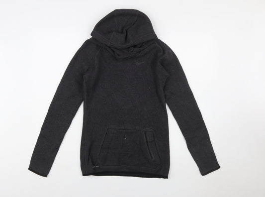 Nike Men's Black Pullover Hoodie Small Fleece Sportswear