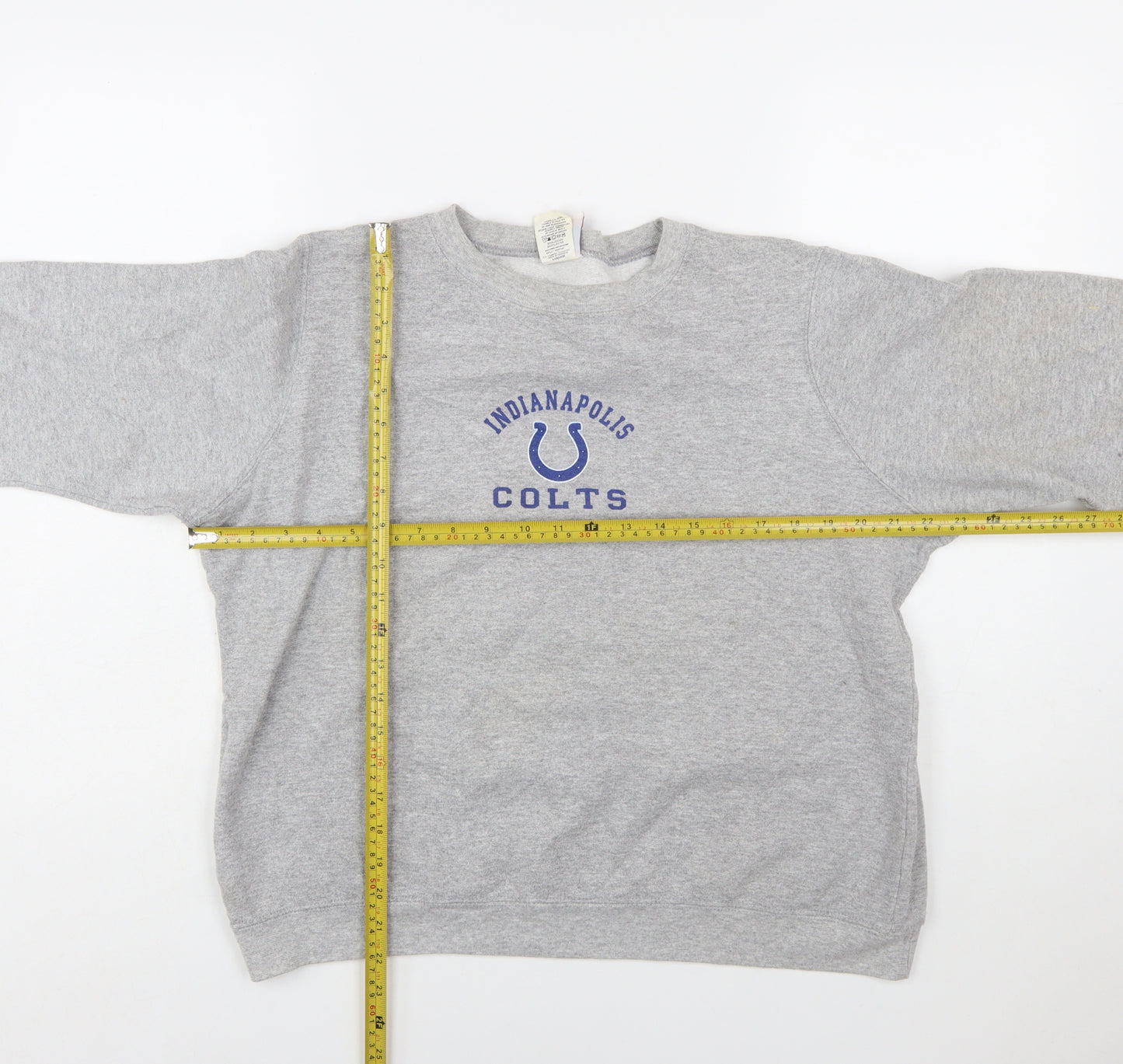 NFL For Her Grey Indianapolis Colts Women's XL Pullover Sweatshirt