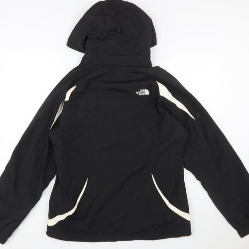 The North Face Womens Black M Ski Jacket Hooded Waterproof Mid-Length