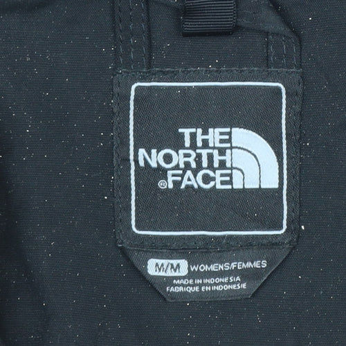 The North Face Womens Black M Ski Jacket Hooded Waterproof Mid-Length