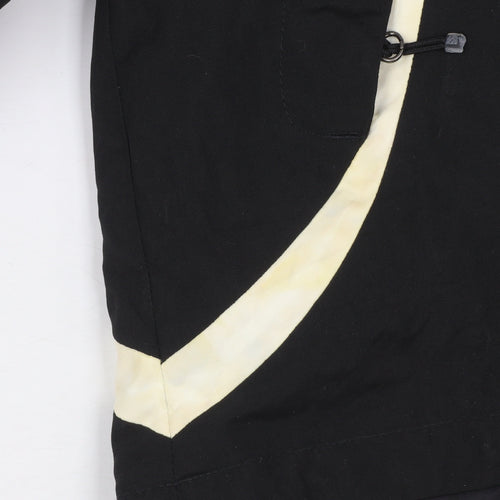 The North Face Womens Black M Ski Jacket Hooded Waterproof Mid-Length