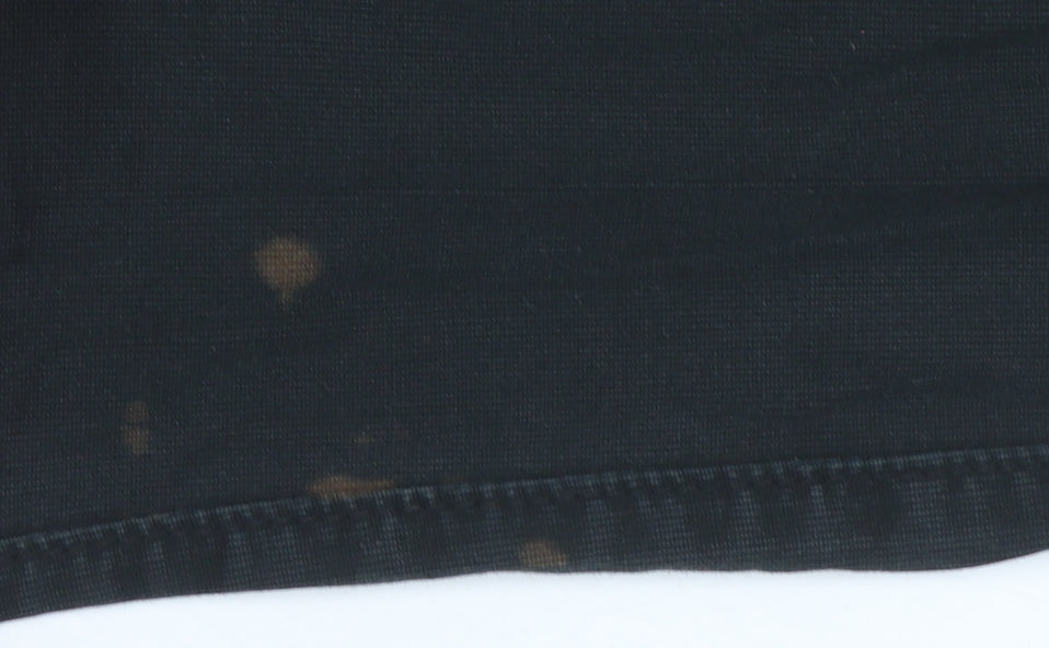 Lee Women’s Black Cargo Stretch Twill Trousers Size 14