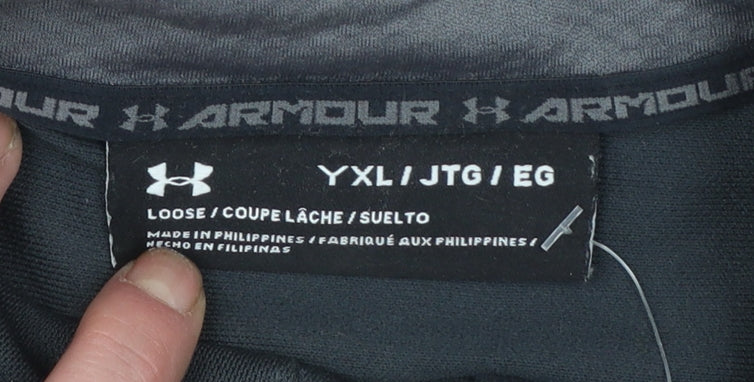 Under Armour Men's Black Full Zip Sports Sweatshirt XL