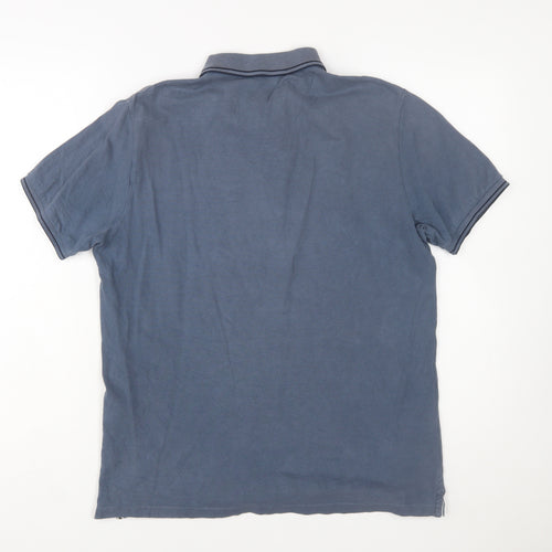 Stone Island Men’s Blue Slim Fit Polo Shirt Size L