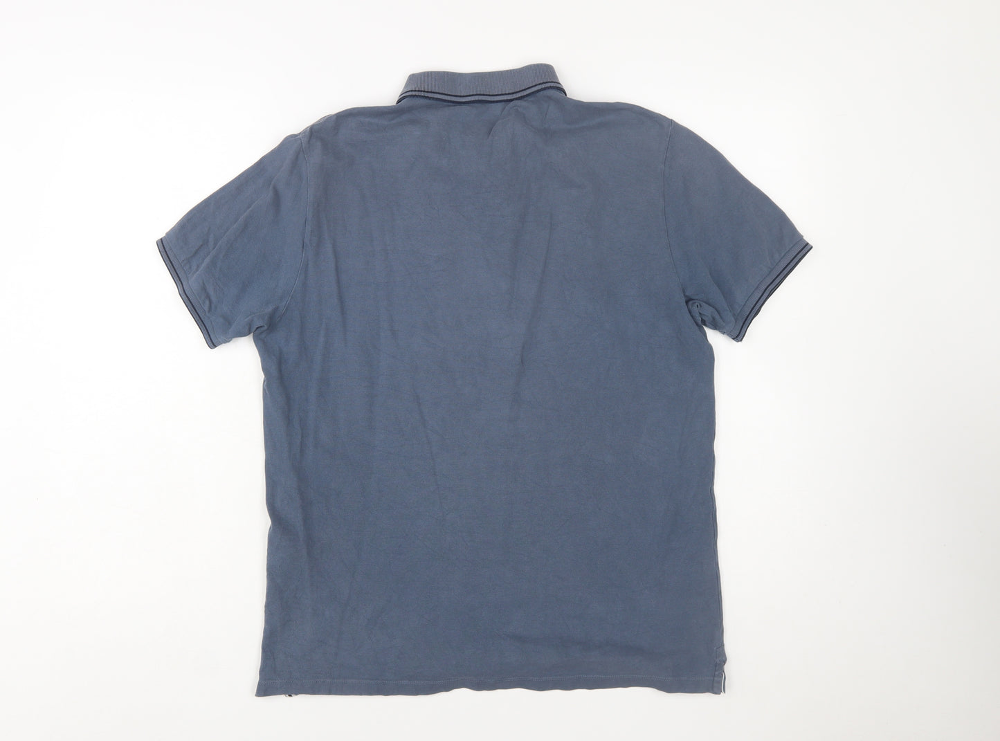 Stone Island Men’s Blue Slim Fit Polo Shirt Size L