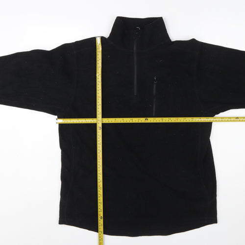 Condor Men's Black Fleece 1/4 Zip Pullover Sweatshirt Size L