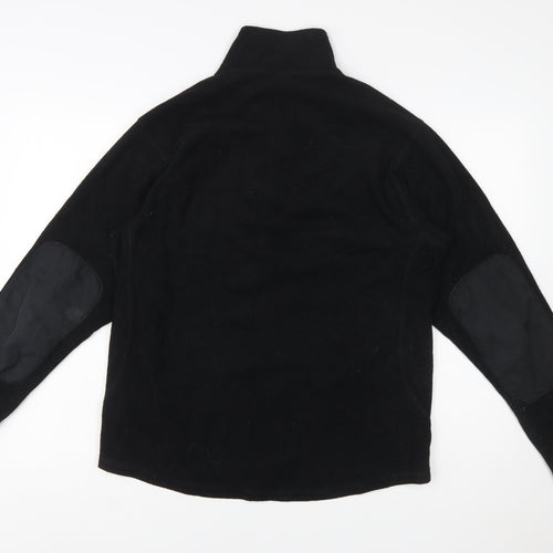 Condor Men's Black Fleece 1/4 Zip Pullover Sweatshirt Size L