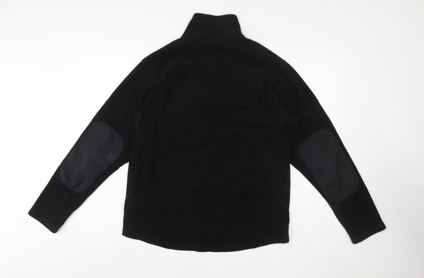 Condor Men's Black Fleece 1/4 Zip Pullover Sweatshirt Size L