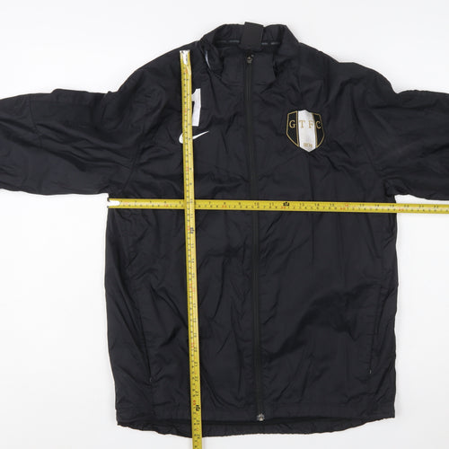 Nike Boys Black XL 13-15 Years Football Track Jacket Windproof