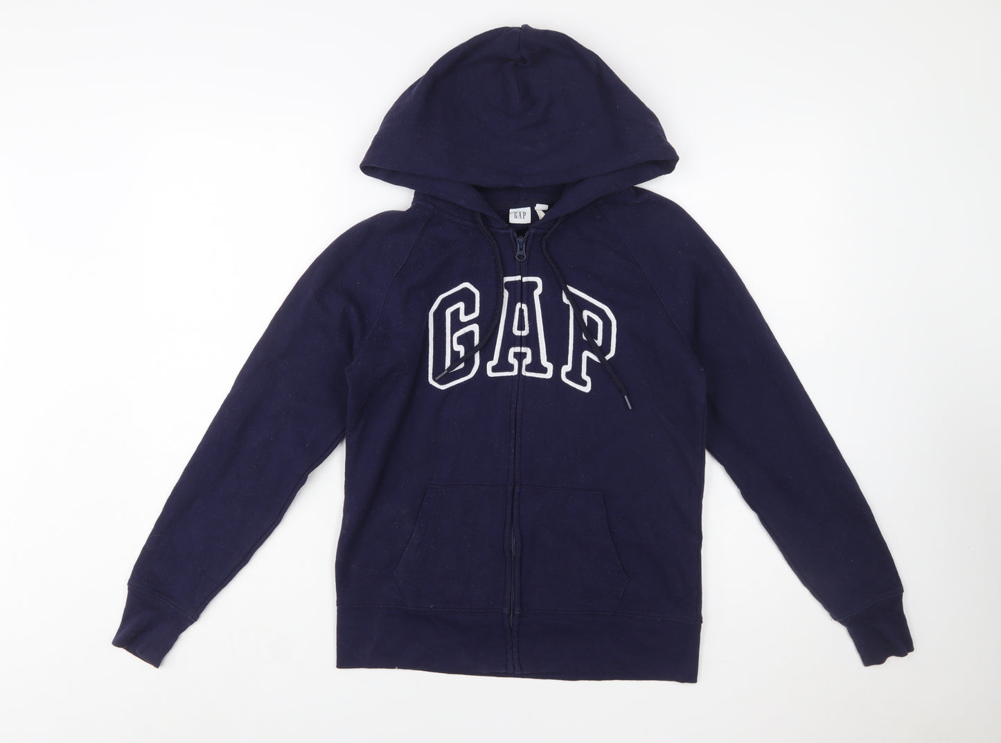 GAP Womens Navy Blue Full Zip Hoodie Small Classic Style