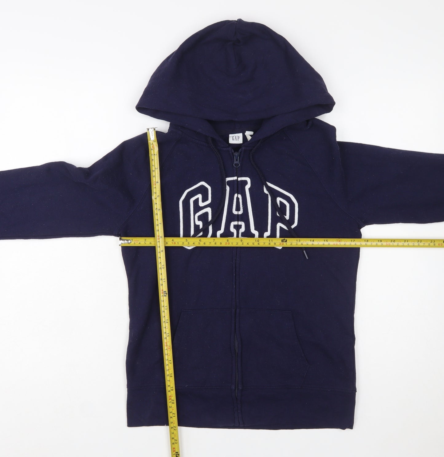 GAP Womens Navy Blue Full Zip Hoodie Small Classic Style