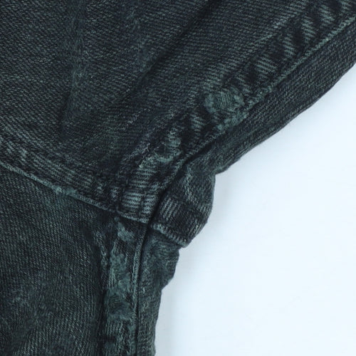 Levi Strauss Men's Black 32x30 Straight Fit Denim Jeans