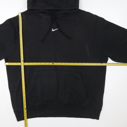 Nike Men's Black Large Pullover Hoodie Classic Fit Sportswear