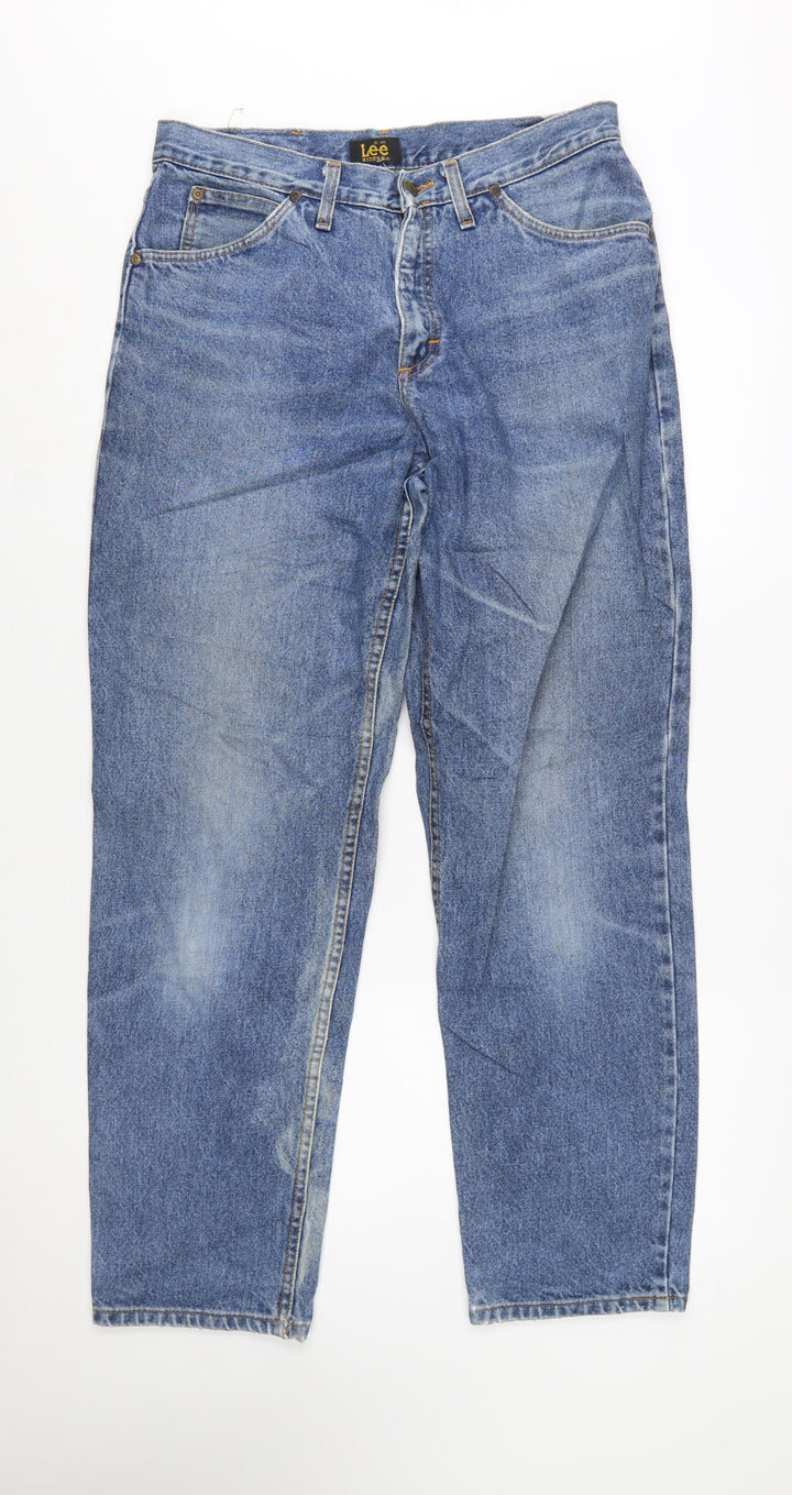 Lee Riders Men's Blue 34x32 Straight Fit Vintage Denim Jeans
