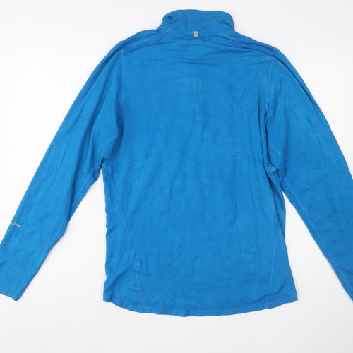 Nike Men's Blue Dri-FIT 1/4 Zip Running Sweatshirt Size S