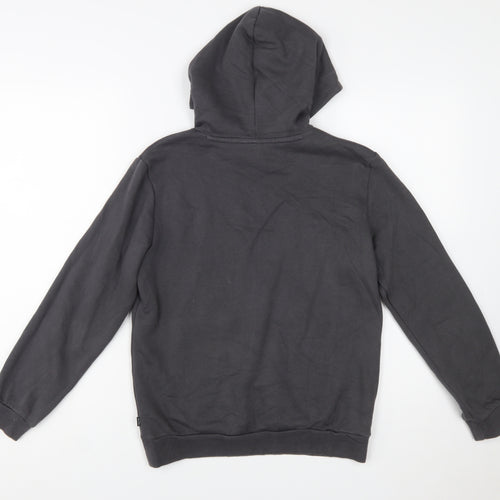 Puma Boys Black Pullover Hoodie Size 13-14 Years Cotton Blend