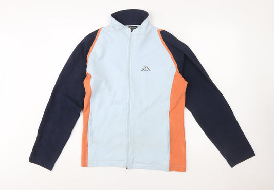 Kappa Men's Blue Full Zip Sweatshirt XL Sports Jersey Top