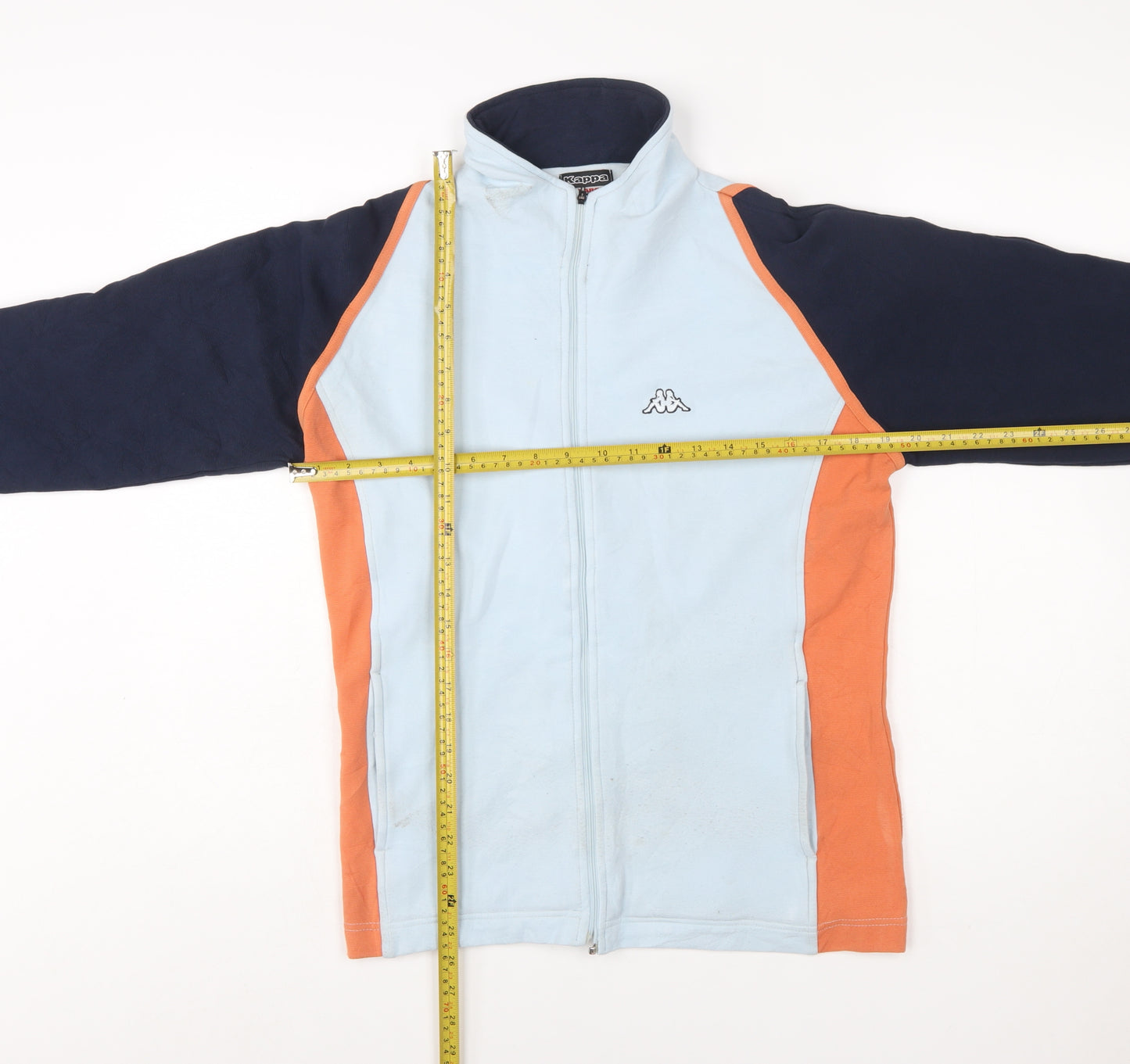 Kappa Men's Blue Full Zip Sweatshirt XL Sports Jersey Top