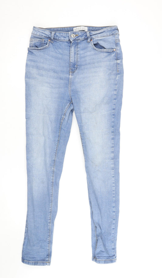 Primark Women Blue Size 12 Skinny Denim Jeans
