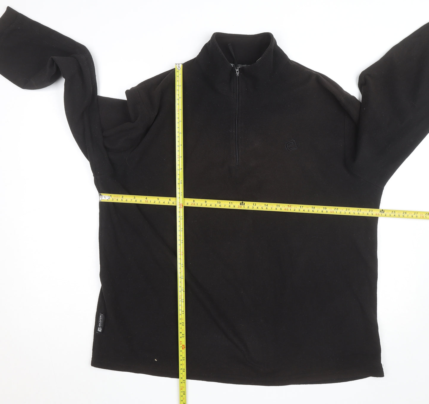 Mountain Essentials Men's Black XL Fleece 1/4 Zip Active Jacket