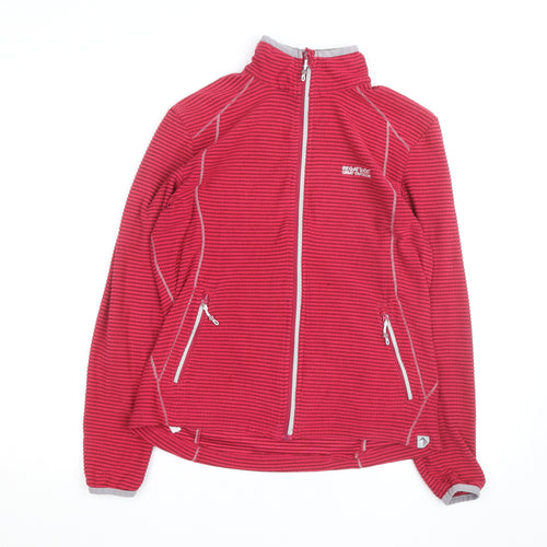 Regatta Women's Red Full Zip Lightweight Activewear Jacket UK 12