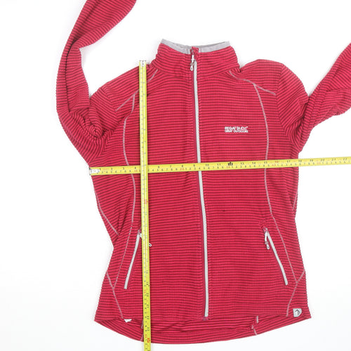 Regatta Women's Red Full Zip Lightweight Activewear Jacket UK 12