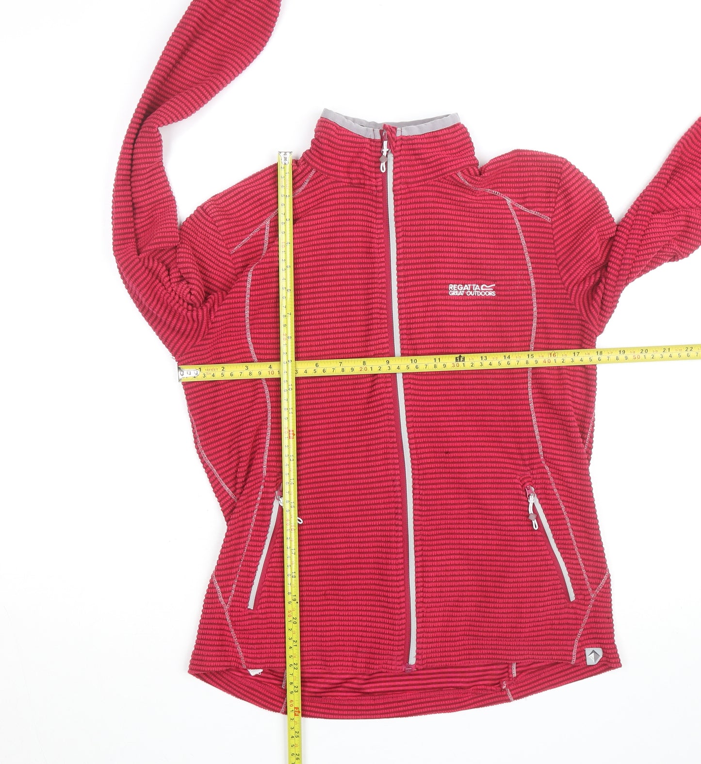 Regatta Women's Red Full Zip Lightweight Activewear Jacket UK 12
