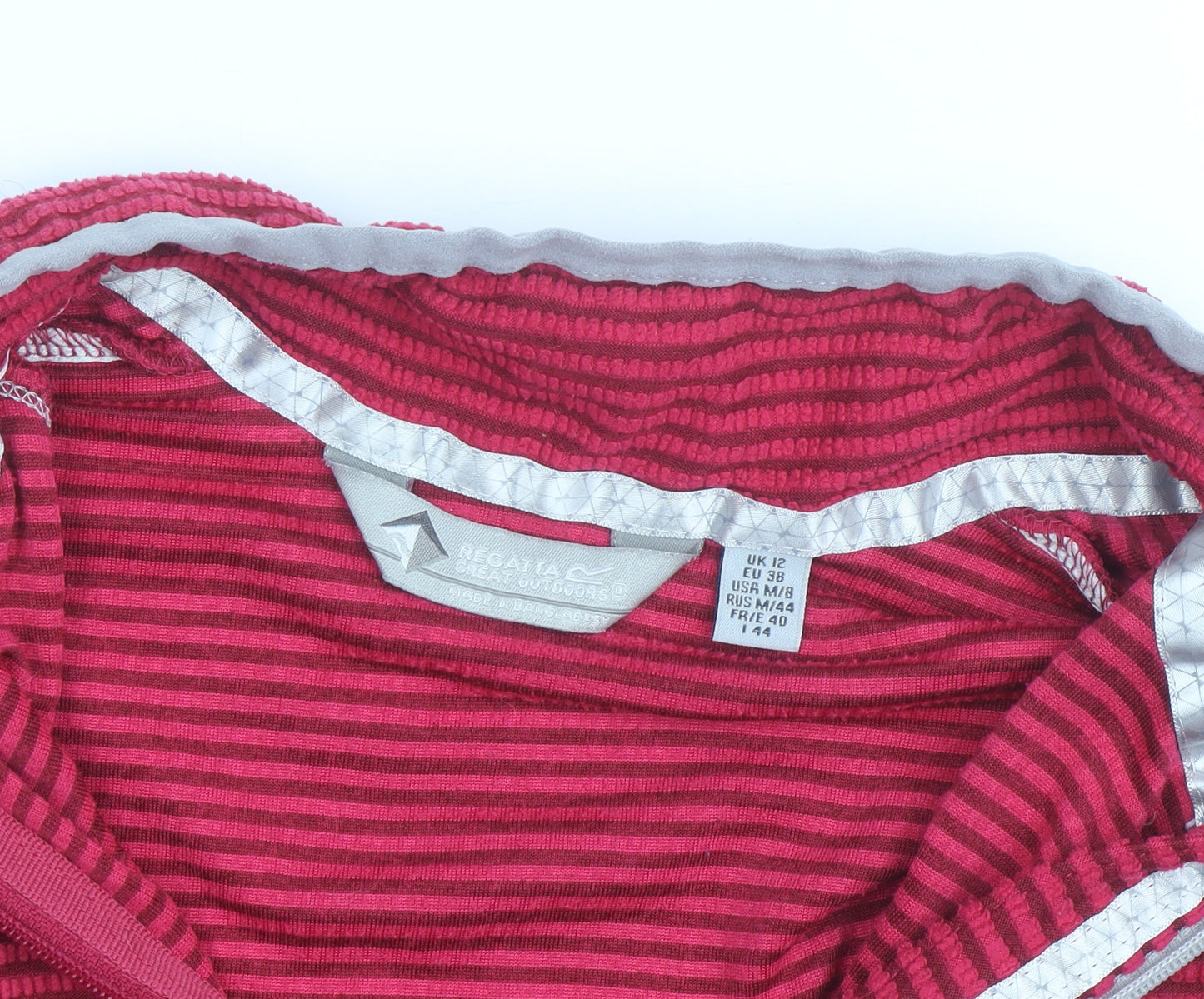 Regatta Women's Red Full Zip Lightweight Activewear Jacket UK 12