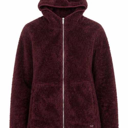 McKinley Womens Plum Full Zip Fleece Hoodie Size 14 Polyester Warm Outdoor