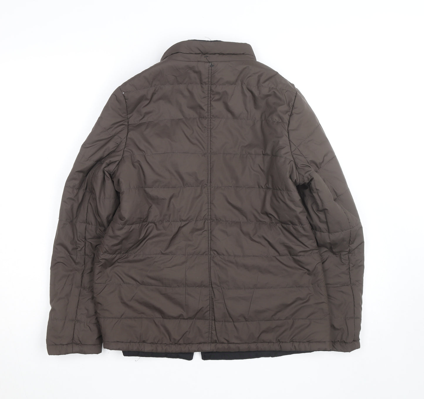 Marks & Spencer Women's Brown Petite Puffer Jacket UK 10